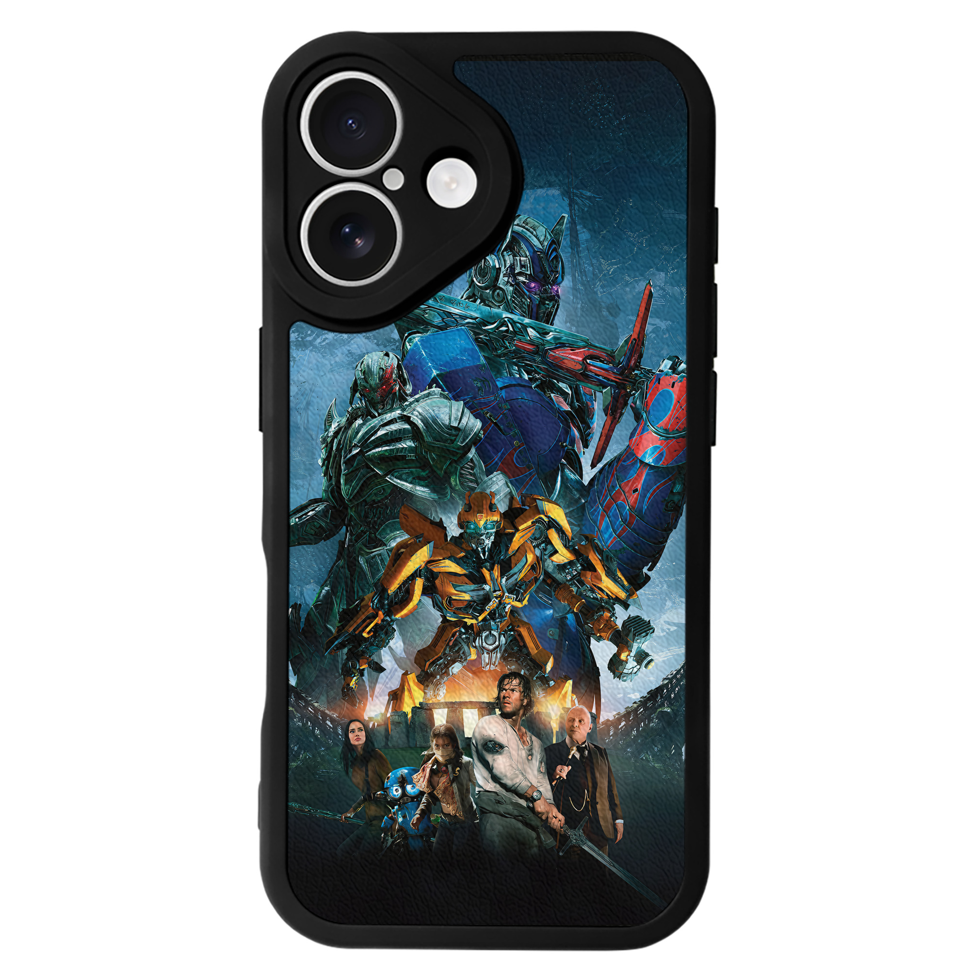 （画像用） Transformers トランスフォーマー 【iPhone 16シリーズ対応】シリコンスマホケース（レザー調） 材質：シリコン